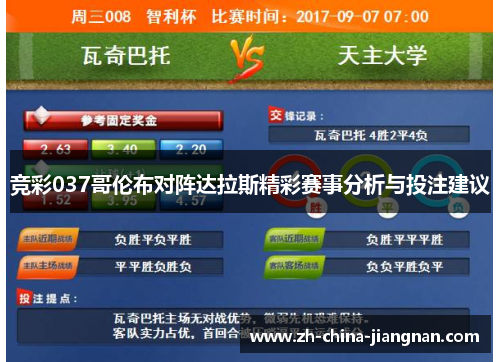 竞彩037哥伦布对阵达拉斯精彩赛事分析与投注建议